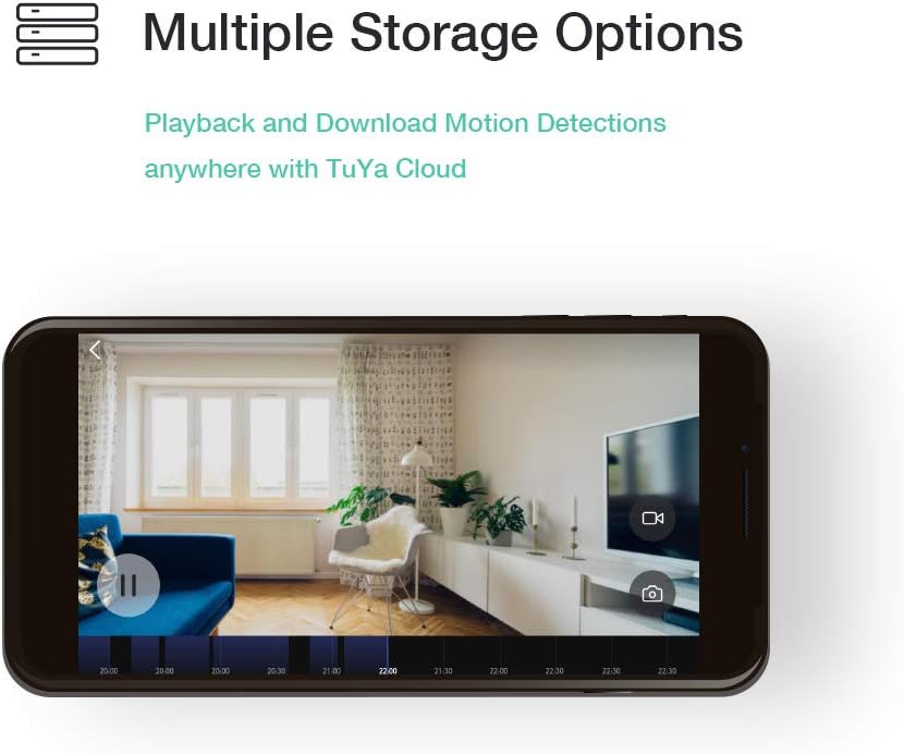 Antelink Telecamera Wi-Fi Interno 1080P, Videocamera Fissa di Sicurezza Domestica Compatibile con Alexa,Telecamera IP per Bambini con Sensore Rilevamento Movimento, Audio Bidirezionale,Visione Notturna