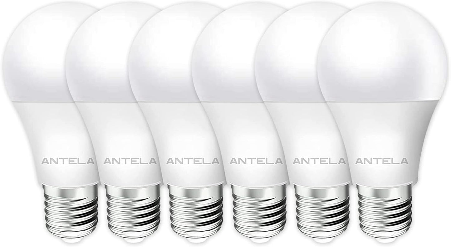 ANTELINK Lampadina LED E27, 8,5W Equivalenti a 60W, 806 Lumen Luce Branco Frio 6500K, LED Lampadina Super Luminosa, Risparmio Energetico, Nessuno Sfarfallio, Pacco da 6