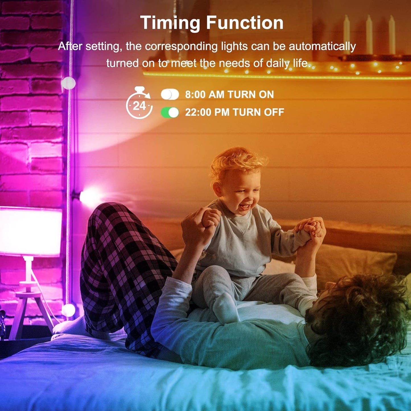 Antelink Striscia LED Smart DreamColor 5m DIY Multicolore Segmentato, WiFi Strisce LED RGBIC Compatibile con Alexa e Google Assistant, 5050 Luci LED Sincronizza con Musica, Smart Life, Impermeabile