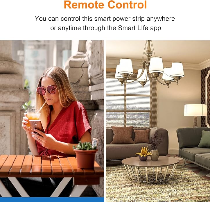 Antelink Ciabatta MultiPresa Smart Alexa,Monitoraggio energetico