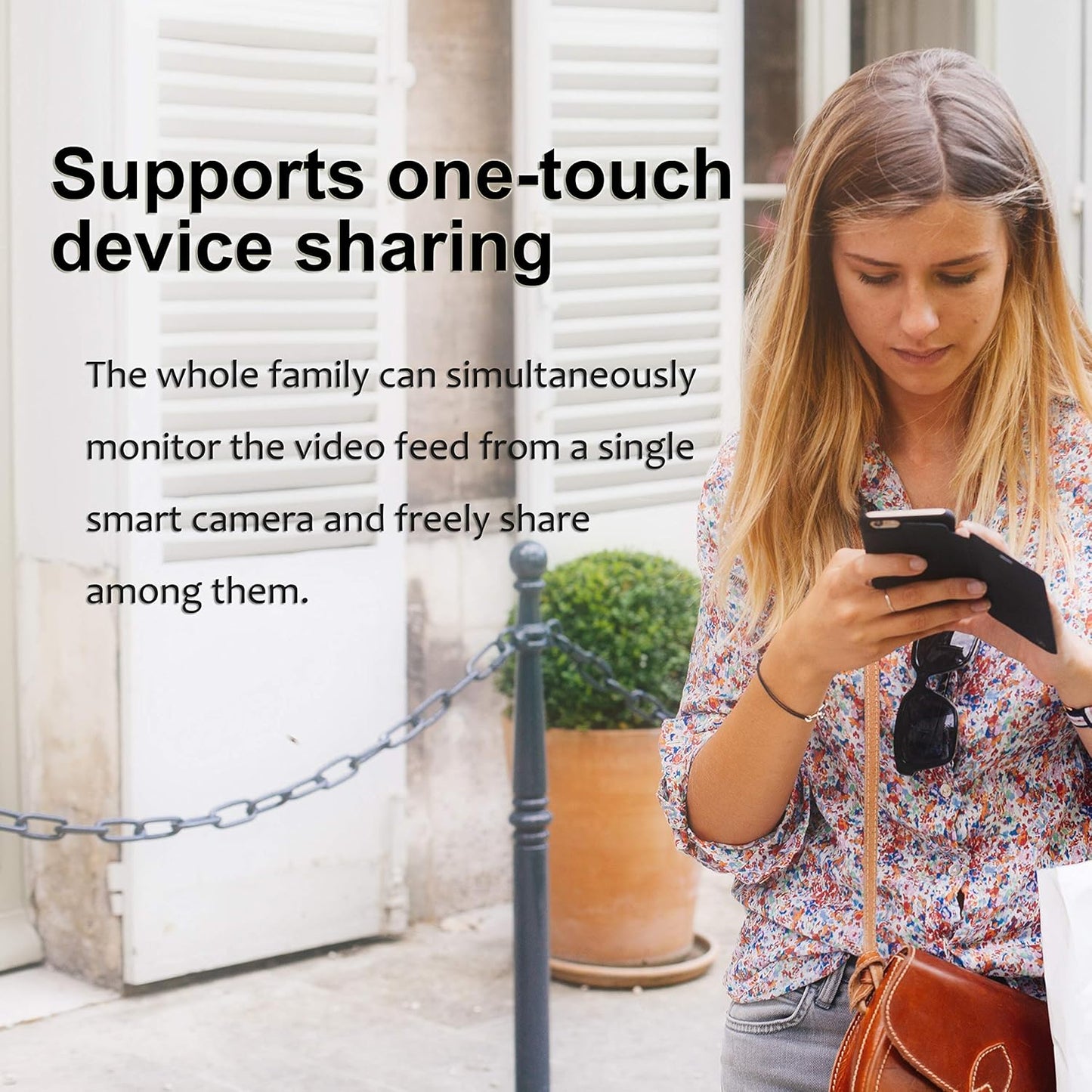 Antelink Telecamera Wi-Fi Interno 1080P, Videocamera Fissa di Sicurezza Domestica Compatibile con Alexa,Telecamera IP per Bambini con Sensore Rilevamento Movimento, Audio Bidirezionale,Visione Notturna