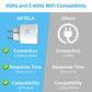 Presa Smart 5GHz Wifi, ANTELA Presa Intelligente, Presa Temporizzata(Type F), Prese con Monitoraggio Energia, Controllo Remoto, Compatibile con Alexa/Google Home, 16A 3680W, 2Pz