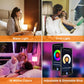 ANTELINK Lampadine LED Alexa Inteligente WiFi E14, Dimmerabile Lampadina Smart 8W 806ML 80W equivalente, RGB & 2700K-6500K bianco freddo caldo, compatibile con Alexa/Google Home, 4 pezzi