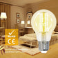 ANTELINK Lampadine Filamento LED E27, 7W (equivalenti a 60W), 806LM, 2700K Luce Bianca Calda, Non Dimmerabile, Pacco da 6 Pezzi