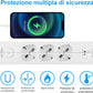 Antelink Ciabatta MultiPresa Italiano, Presa Multipla con Interruttore e Cavo da 1,5 M, 3 Universale Standard Italiano, 1 USB A + 1 USB C, Bianco