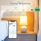 Presa Smart 5GHz Wifi, ANTELA Presa Intelligente, Presa Temporizzata(Type F), Prese con Monitoraggio Energia, Controllo Remoto, Compatibile con Alexa/Google Home, 16A 3680W, 2Pz